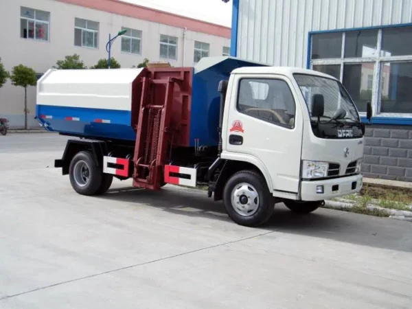 5cbm Side Loader Garbage Truck