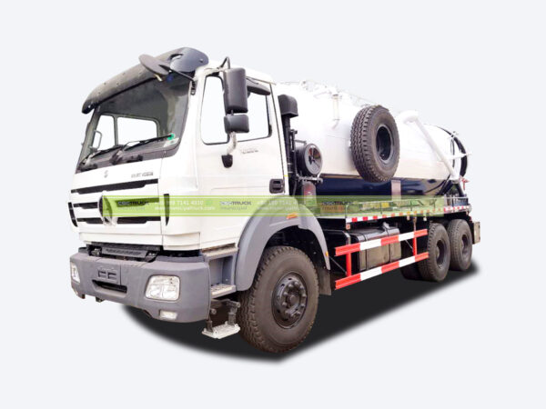 BEIBEN 25 Ton Sewage Vacuum Truck