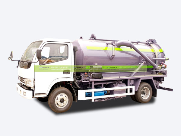 DONGFENG 8 Ton Liquid Vacuum Tanker Truck