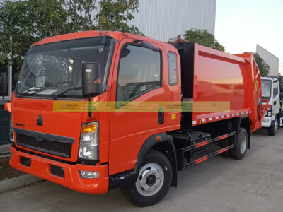 Mini Bin Lifter Garbage Compact Truck