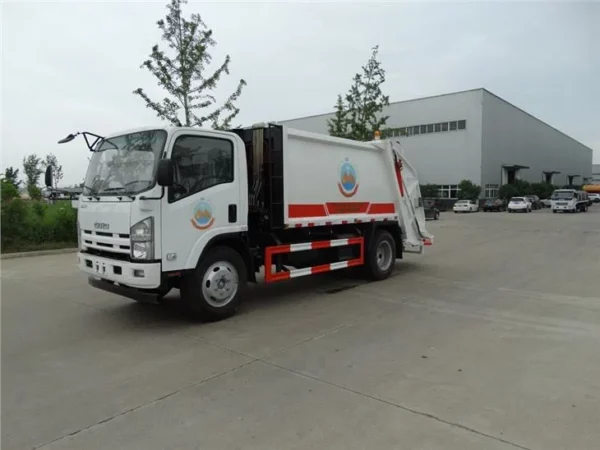 high pressure hydraulic compactor truck