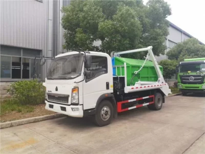 Howo Mini Skip Loader Garbage Truck