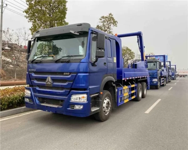 HOWO Heavy Skip Collection Loader Truck