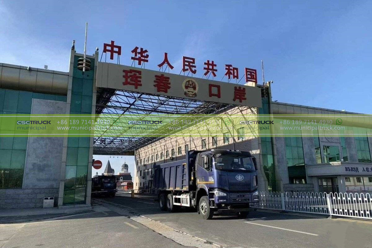 CSCTRUCK Trucks ship to Russia