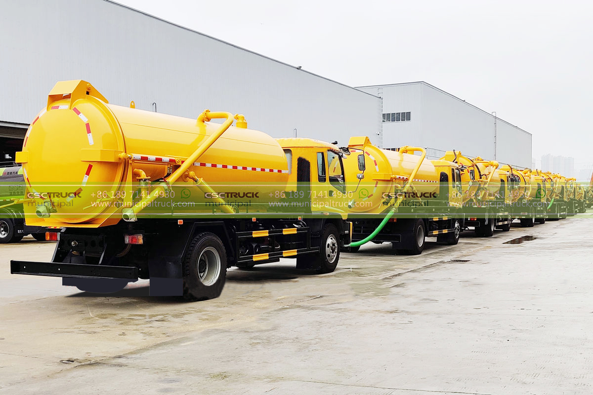 Vacuum Sewer Trucks Delivery 6