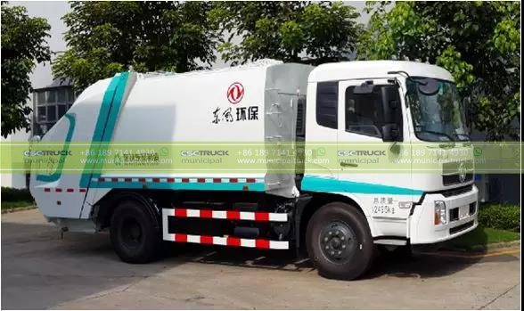 Compactor Garbage Truck working environment