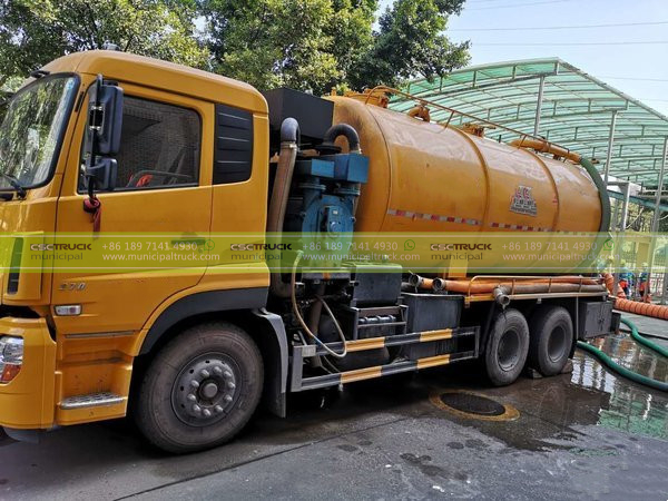 A Powerful Tool for Making Money DONGFENG Tianlong Vacuum Sewage Truck Body