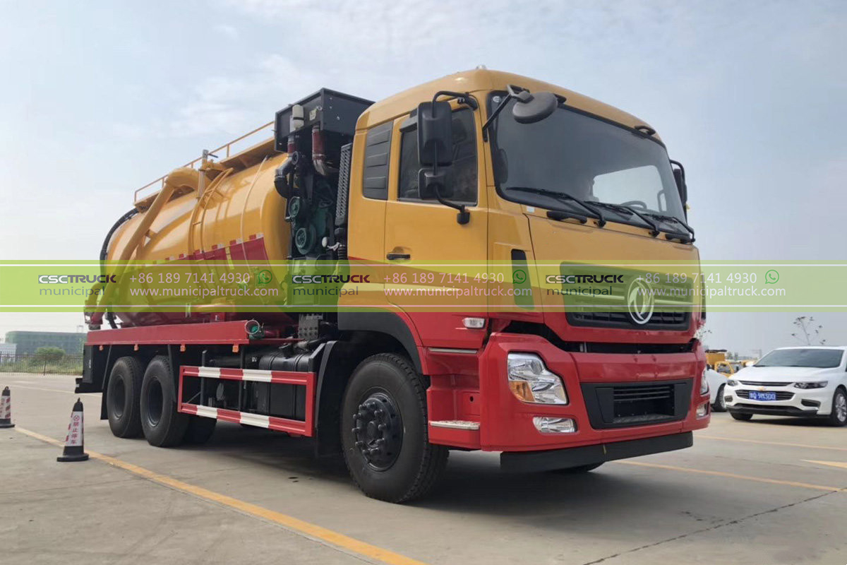 Price Reduction Promotion DONGFENG Tianlong Sewage / Manure Suction Truck