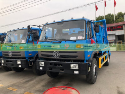 DONGFENG 4CBM Swing Arm Garbage Truck