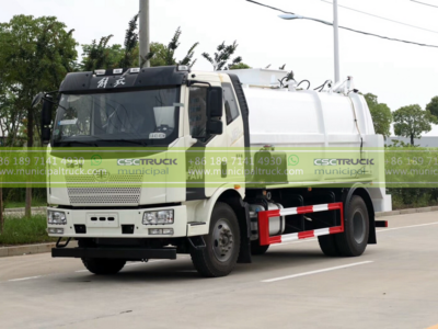 FAW 10CBM Side Loader Garbage Truck