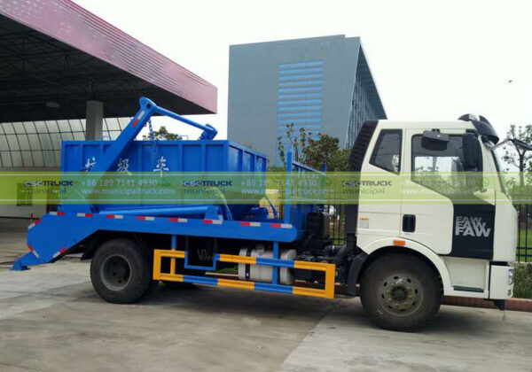 FAW 12CBM Skip Loader Garbage Truck