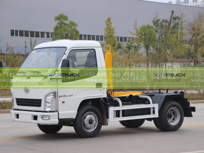 FAW 4CBM Hook Loader Garbage Truck