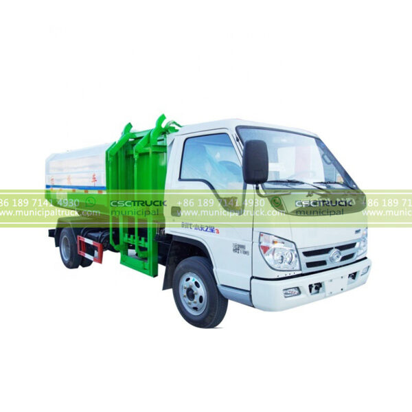 FOTON 4CBM Side Loader Garbage Truck