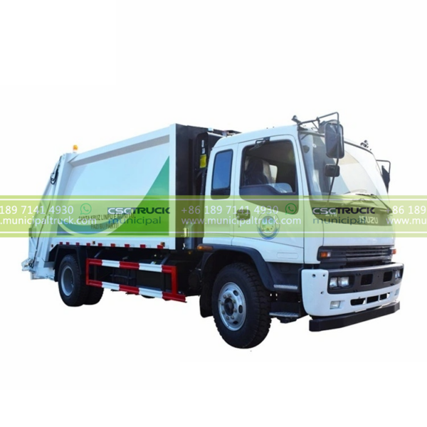 ISUZU 12CBM Rear Loader Garbage Truck