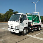 ISUZU 3CBM Skip Loader Garbage Truck with Bin