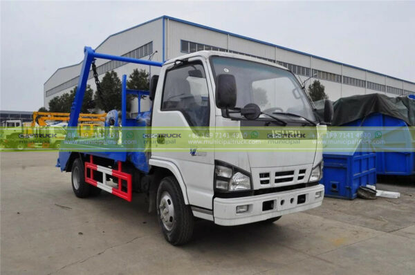 ISUZU 4CBM Swing Arm Garbage Truck