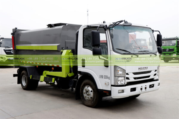 ISUZU 5CBM Side Loader Garbage Truck