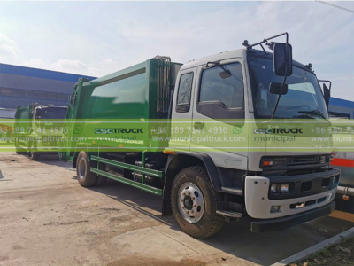 ISUZU 10CBM Garbage Compressor Vehicle Side