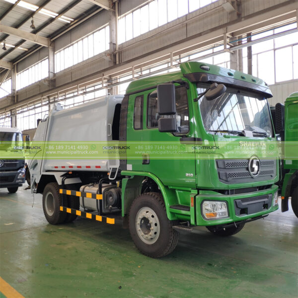 SHACMAN 12CBM Rear Loader Garbage Truck