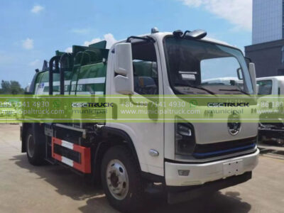 SHACMAN Electric Side Loader Truck