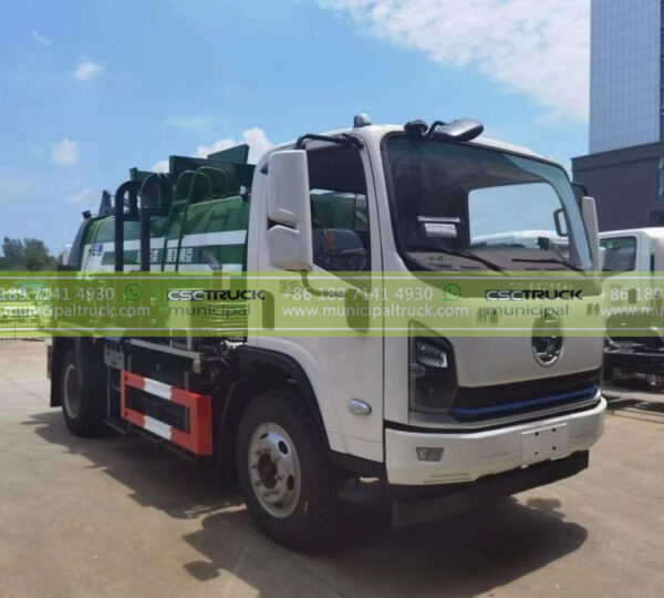 SHACMAN Electric Side Loader Truck