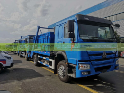 SINOTRUK 12CBM Skip Loader Garbage Truck