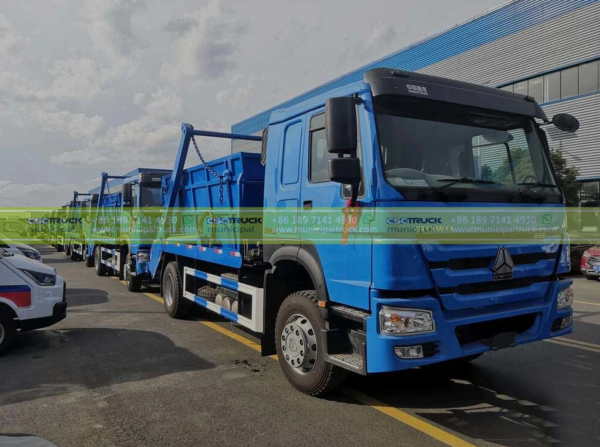 SINOTRUK 12CBM Skip Loader Garbage Truck