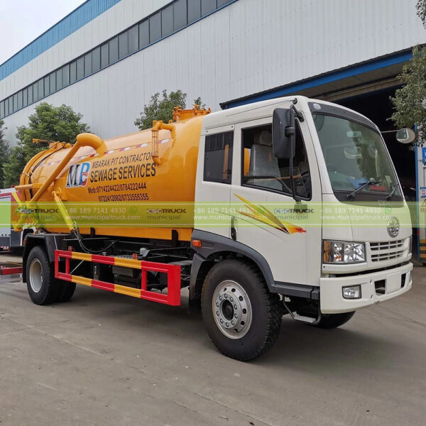 FAW 12 Ton Cesspit Emptier Vacuum Truck