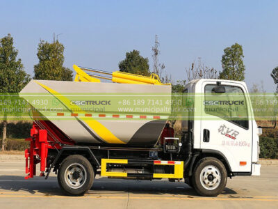 FAW 4CBM Self-Loading Tipping Garbage Truck