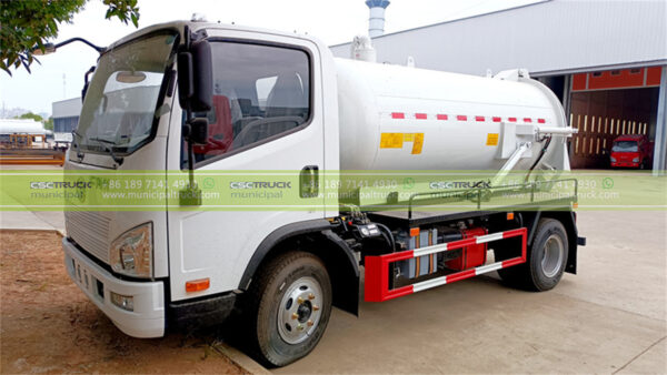 FAW 8 Ton Exhauster Sewage Suction Truck Tank