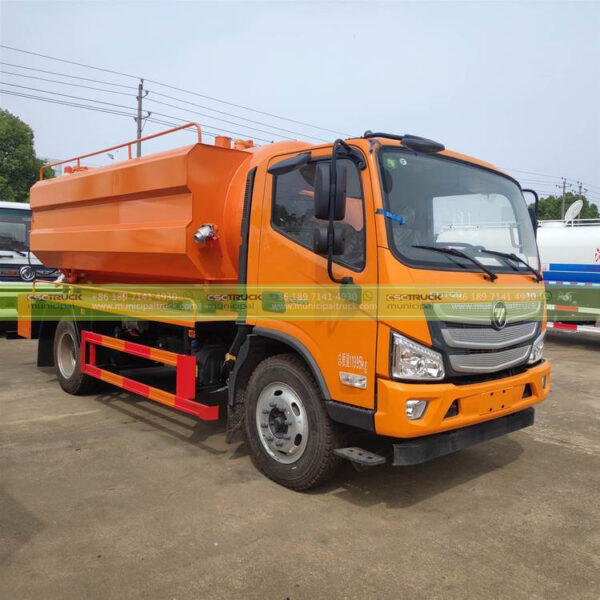 FOTON 8CBM Sewer Jetter Suction Truck