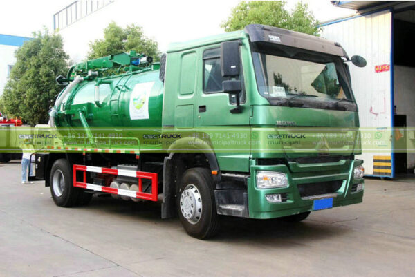 SINOTRUK 12,000L Combined Sewer Jetting Truck