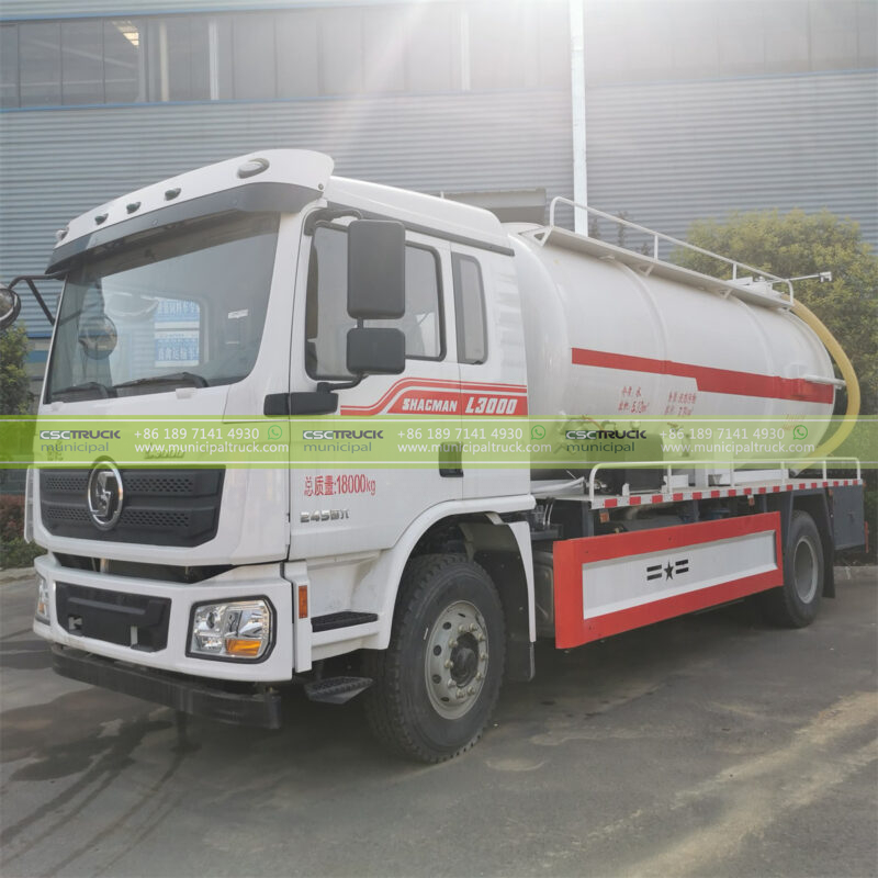 Shacman 12CBM Sewer Jetting Truck Body