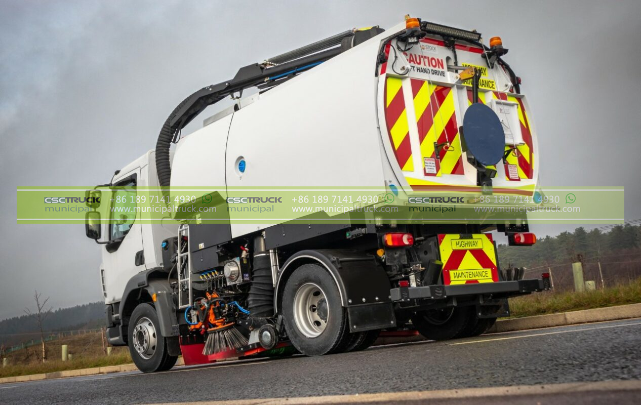 regular sweeper truck maintenance