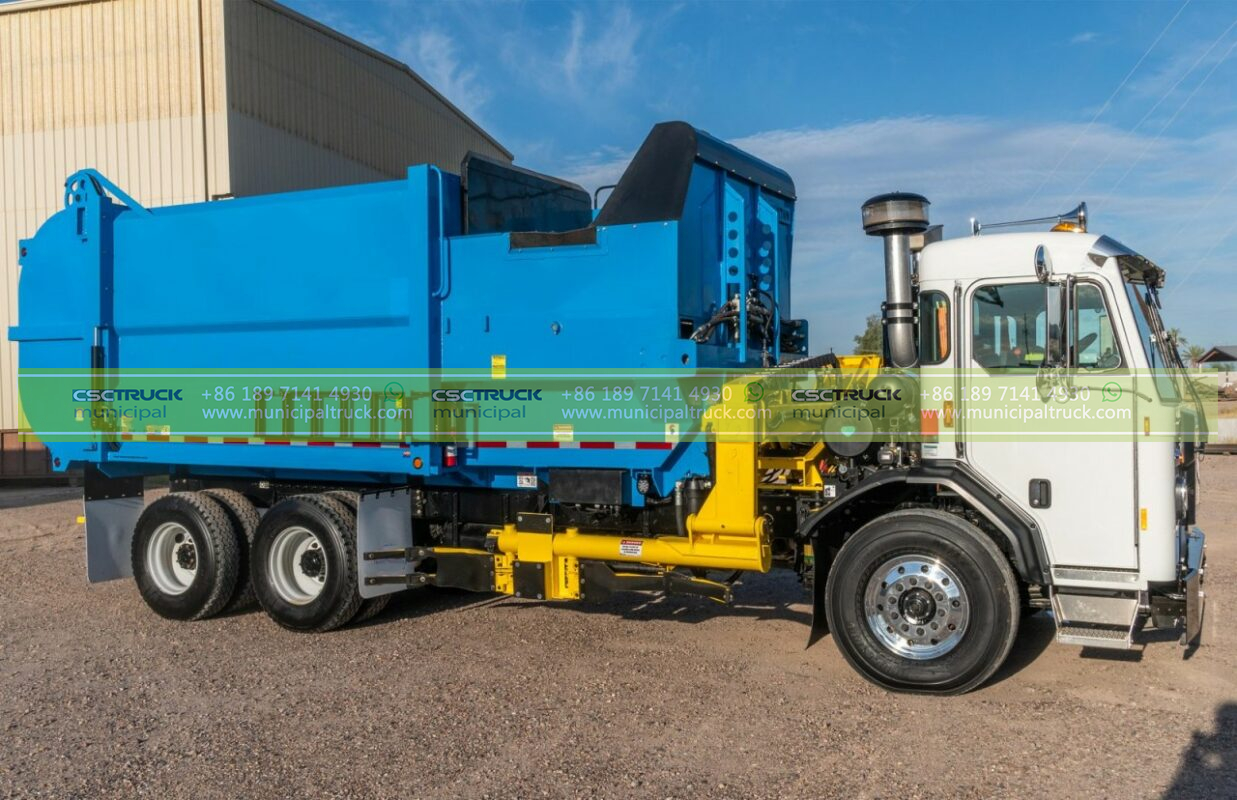 automated side loader garbage truck (6)