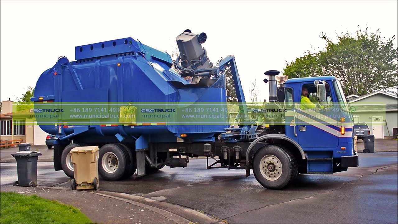 How Many Loads Can a Garbage Truck Hold? CSCTRUCK Municipal Truck