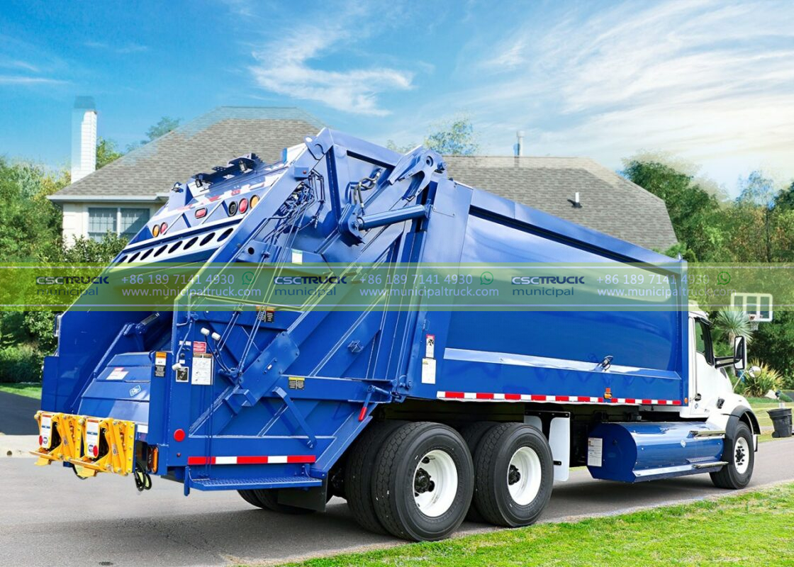 rear loader garbage truck (5)