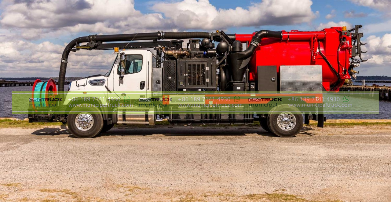 vacuum sewer truck