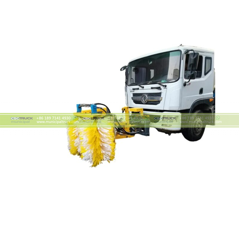 fence sweeper truck