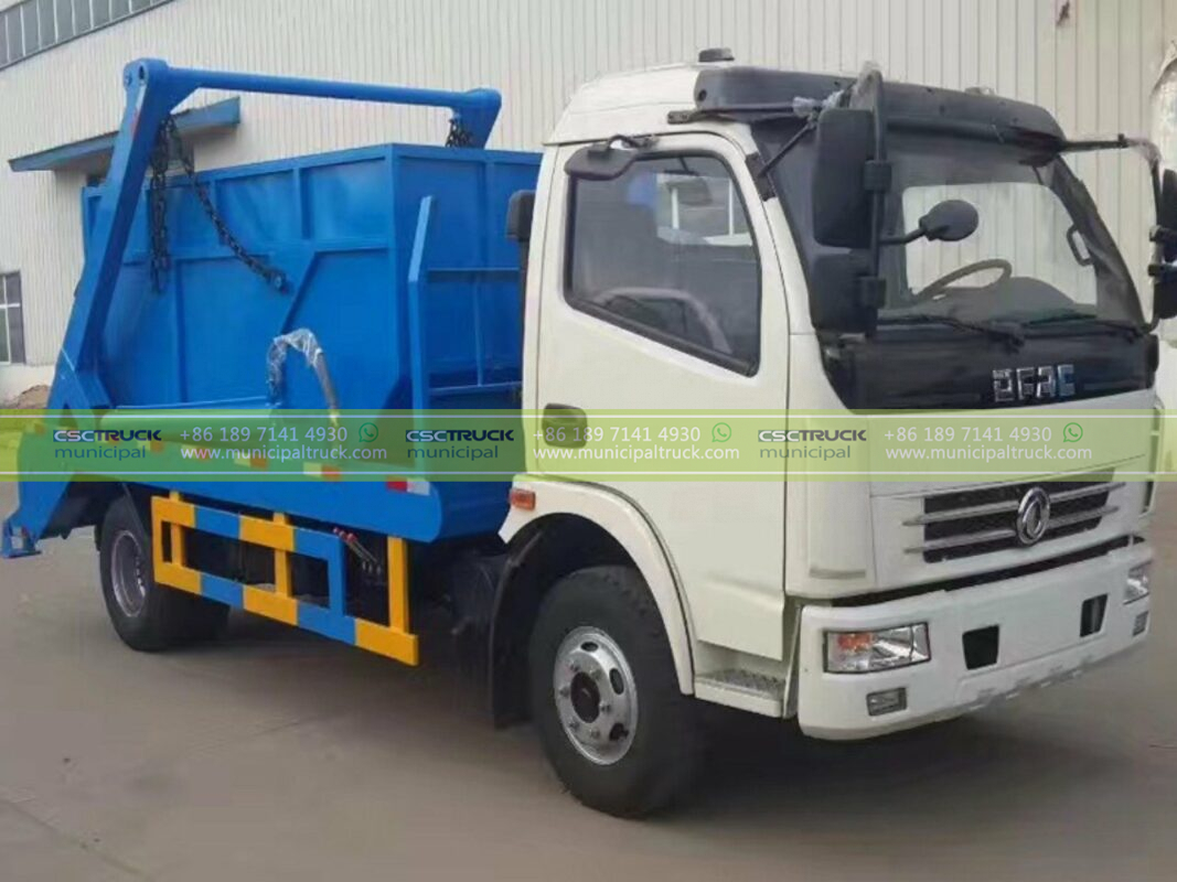 skip loader garbage truck