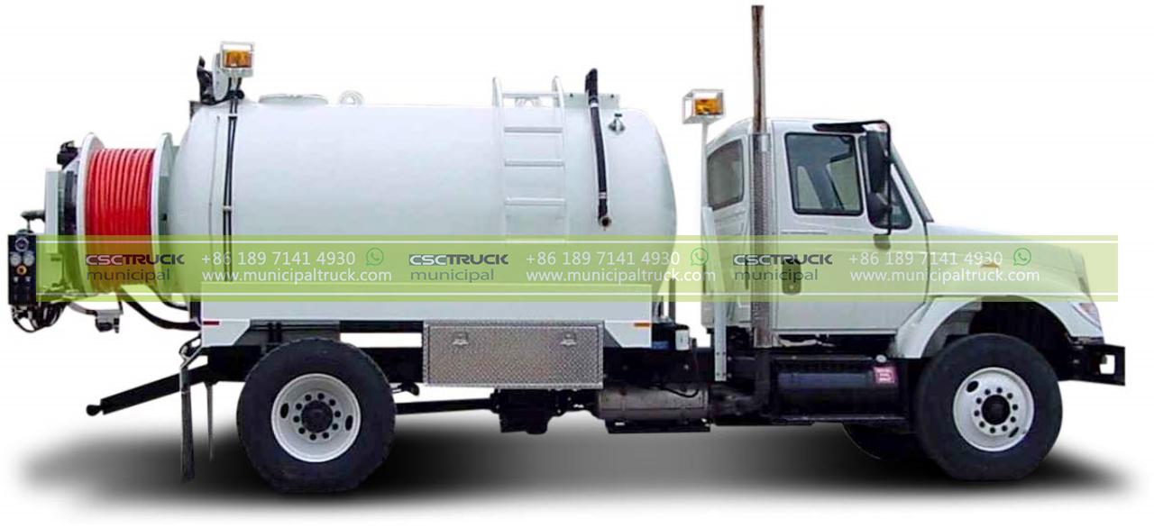 water jetting truck