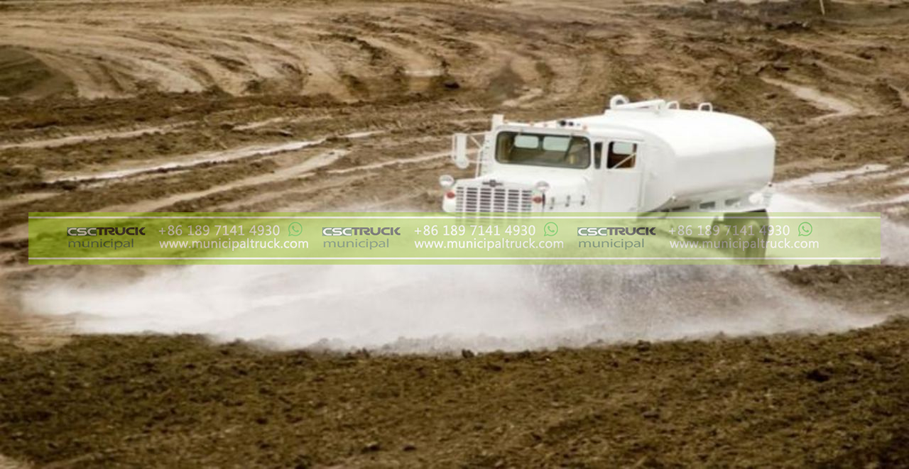 water spray truck