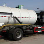 HOWO 12000 Liter Sludge Sewer Suction Vacuum Truck Body