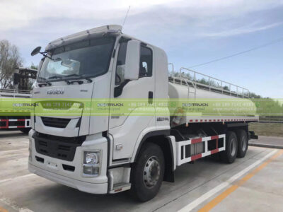 ISUZU 25 CBM Stainless Steel Water Sprinkler Tanker Truck