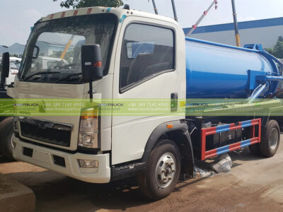 HOWO 6 CBM Vacuum Sewage Suction Truck